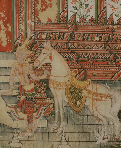 Leben des Buddha (Detail) von Thai School